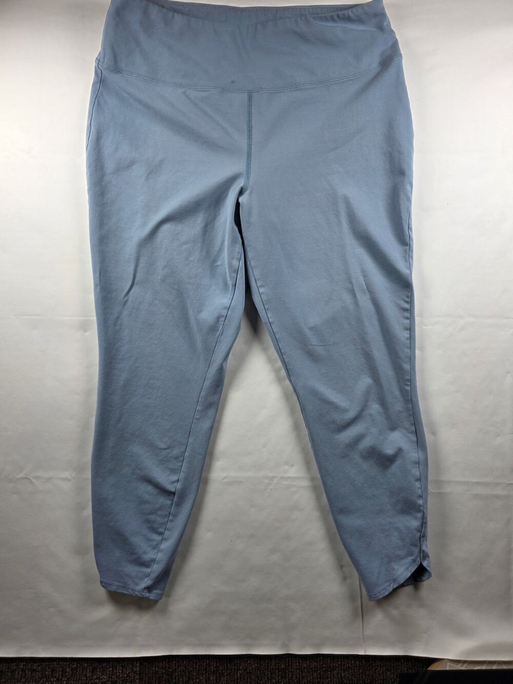Women's Wonderly light blue high-rise cropped yoga pants/leggings Size XL